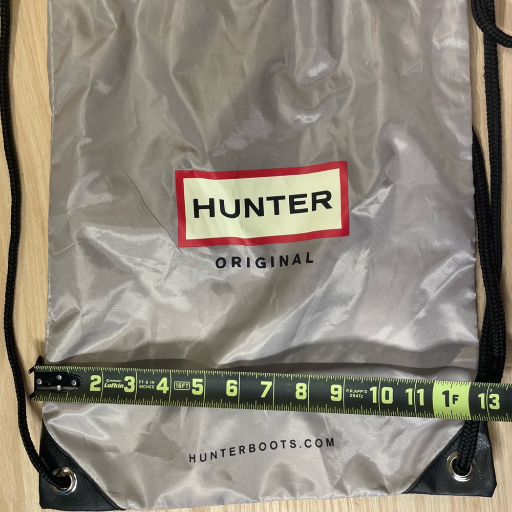 Hunter Boots String Backpack Gray - image 4